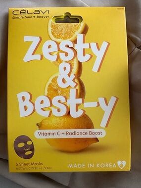 Celavi Zesty & Best-y Face Masks